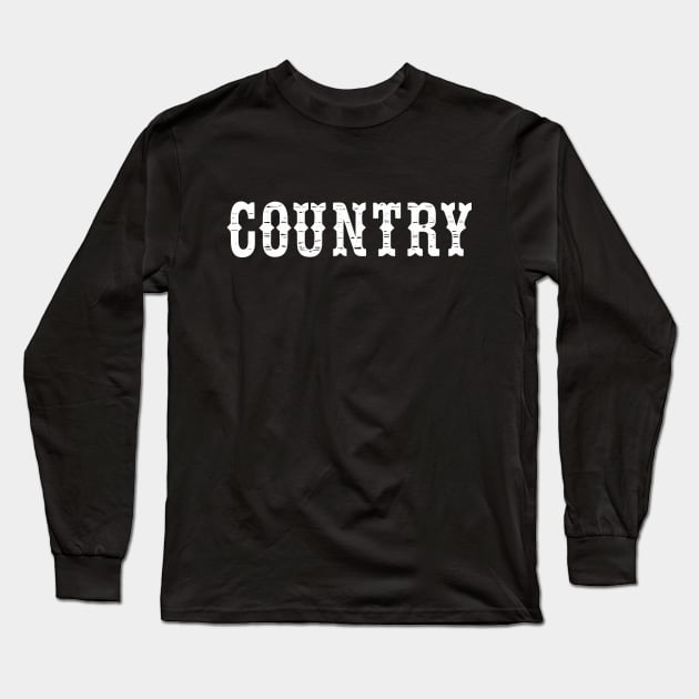 Country Long Sleeve T-Shirt by KubikoBakhar